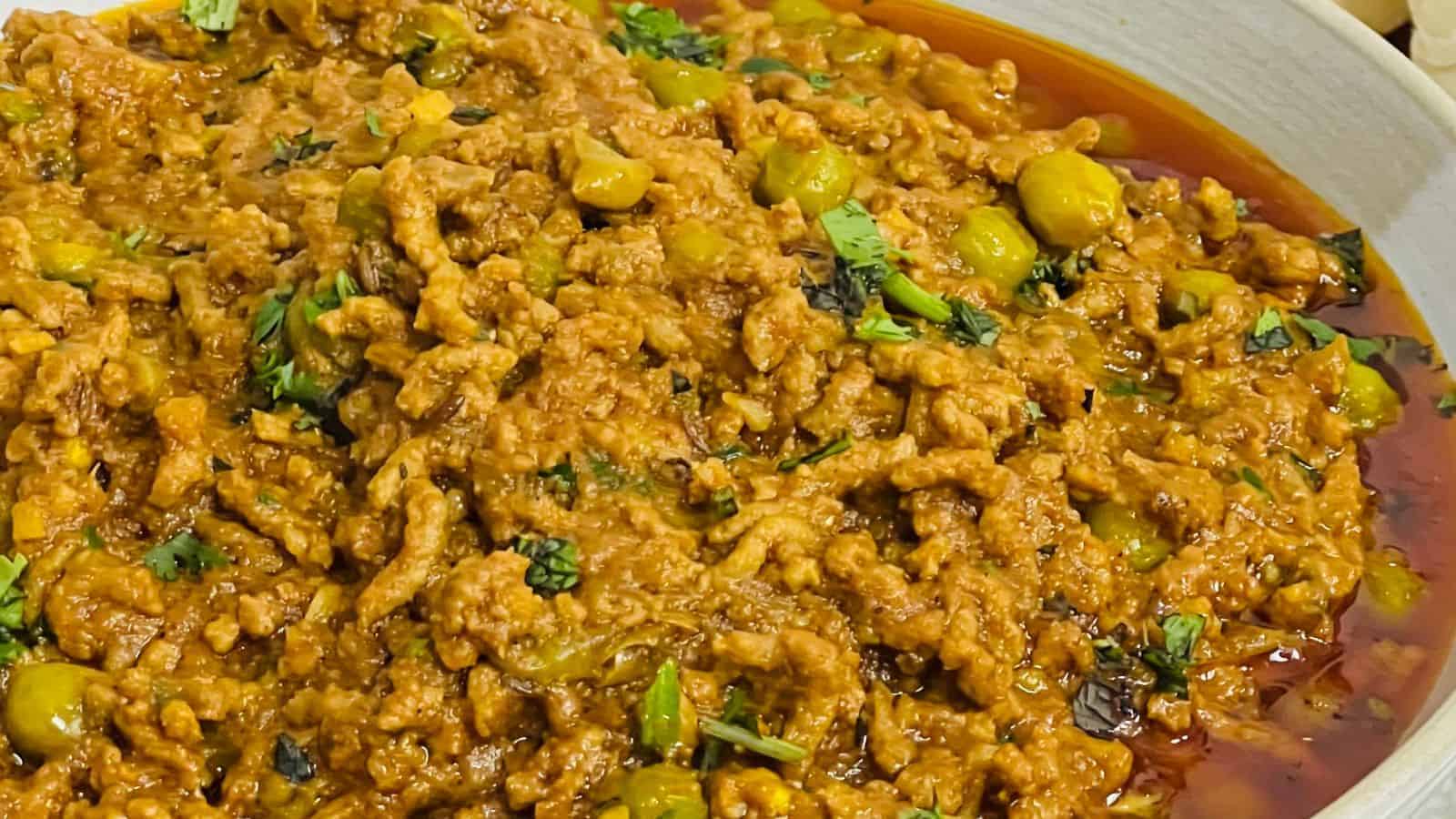 <p>Craving something hearty and flavorful? Look no further than Keema Matar—a classic Indian dish that’s guaranteed to satisfy your hunger pangs. Whether you’re cooking for yourself or entertaining guests, it’s a versatile option that never disappoints. Treat yourself to a bowl of this comforting goodness and savor the essence of Indian cuisine. <br><strong>Get the Recipe: </strong><a href="https://easyindiancookbook.com/keema-matar/?utm_source=msn&utm_medium=page&utm_campaign=Omg!%2017%20indian%20dishes%20that%20will%20blow%20your%20mind">Keema Matar</a></p>