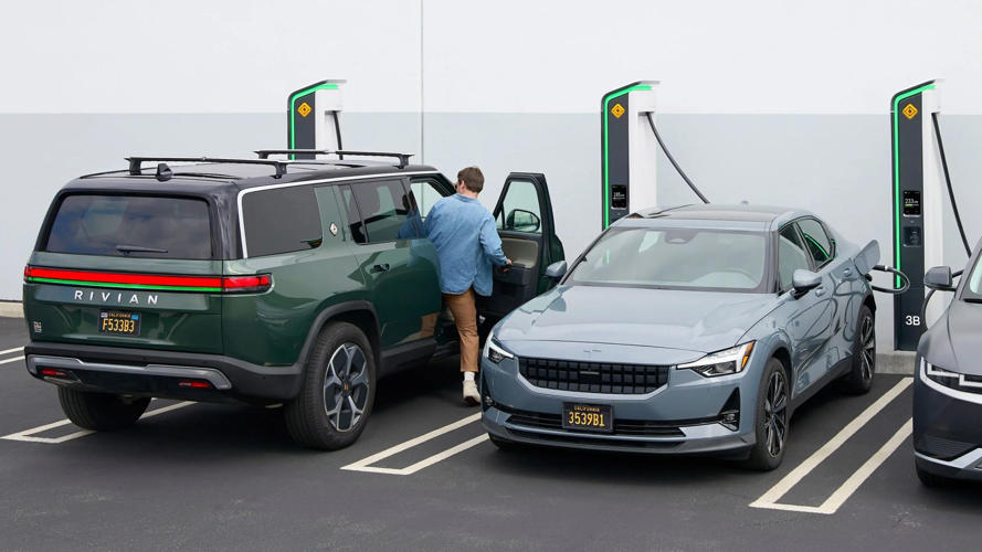 Rivian Opens Charging Network to All EVs