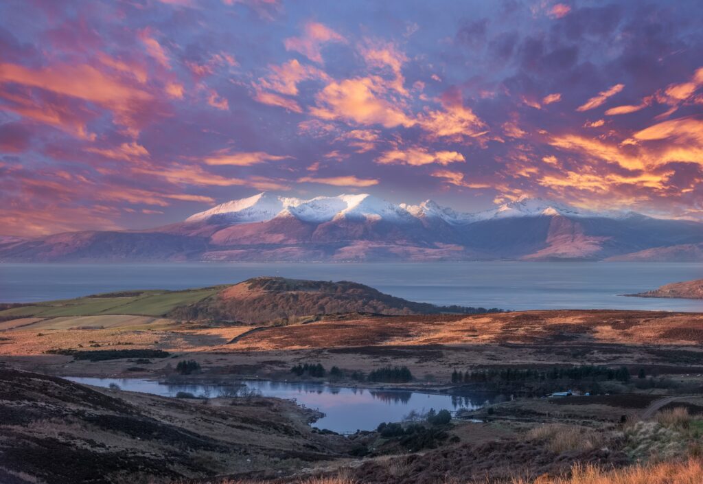 <p>The Isle of Arran is the eighth most Instagrammable spot, with 149,863 posts. This island has an ever-changing coastline, dramatic mountain peaks, luscious forests, and stunning beaches to suit all visitors.</p>