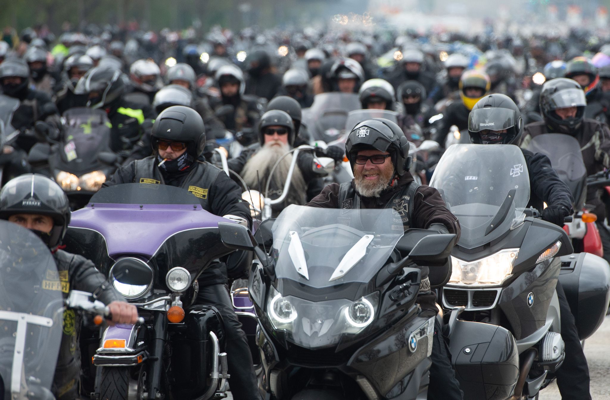 rund 25.000 biker bei treffen in nürnberg - usk im einsatz