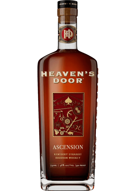 <br> <p>Awarded the prestigious Double Gold medal, Heaven's Door Ascension Bourbon has left an indelible mark on the bourbon and whiskey landscape. This inaugural release from Heaven's Door is a meticulously crafted blend of two Kentucky Straight Bourbons, each aged for a minimum of five years. These bourbons are carefully blended in small batches and bottled at 92 proof (46% ABV). Founded by music icon Bob Dylan and Marc Bushala, Heaven's Door has quickly garnered attention for its commitment to quality and innovation. In February 2024, the brand unveiled The Exploration Series, which delves into the influence of various cask finishes. The debut release of this series features a 5-year-old Tennessee whiskey finished in Calvados casks. Despite its relatively young establishment in 2018, Heaven's Door is poised for further success, with plans to officially open its distillery in Pleasureville in Spring 2024. With tasting notes of caramel, vanilla, oak, char, toasted grains, cinnamon, and nutmeg, Heaven's Door Ascension Bourbon exemplifies excellence and sophistication, solidifying its position as a noteworthy player in the whiskey industry. <a rel="nofollow" href="https://sovrn.co/1euv99o">Buy it now!</a></p> <br>