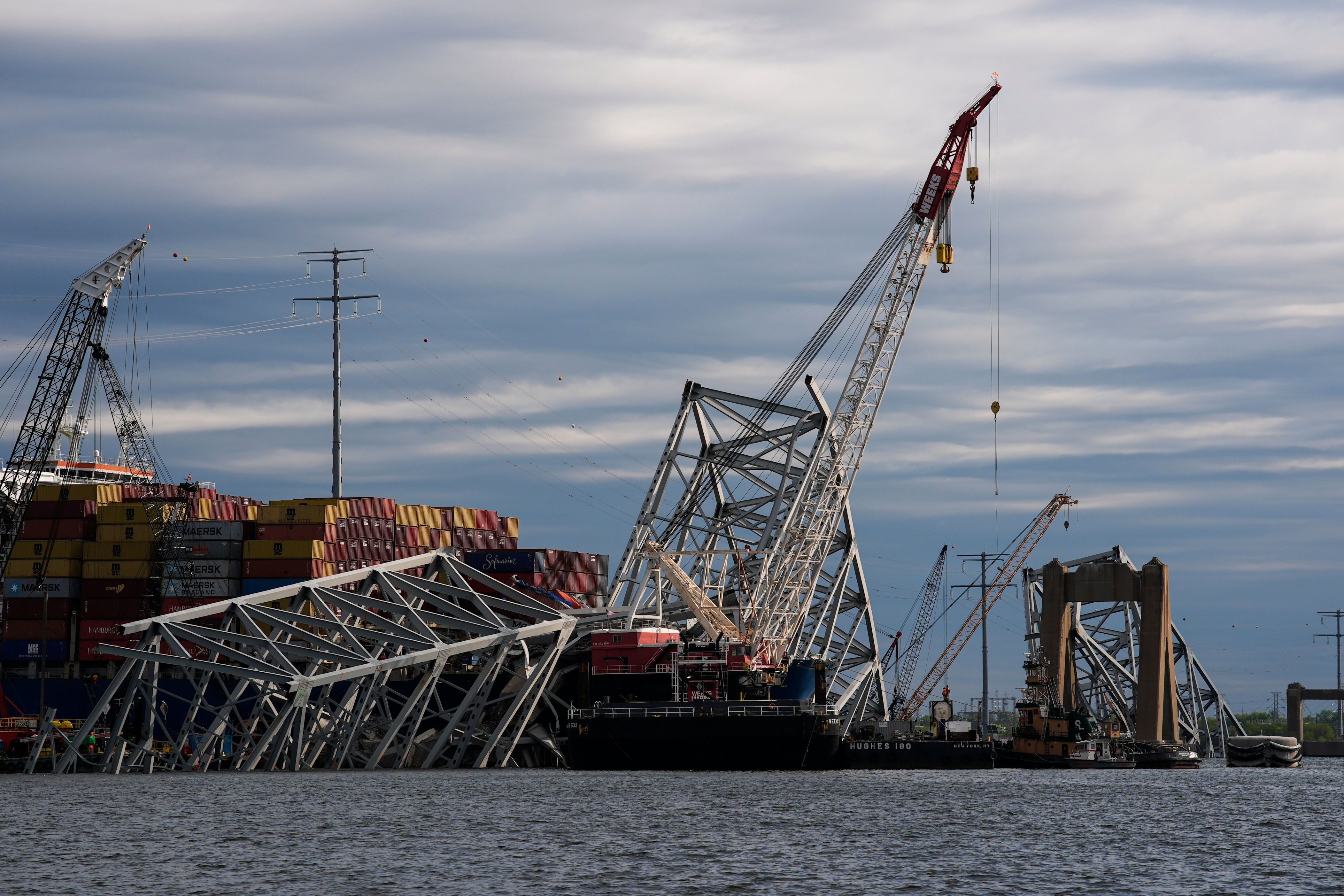authorities reveal what next for the ship that brought down baltimore bridge