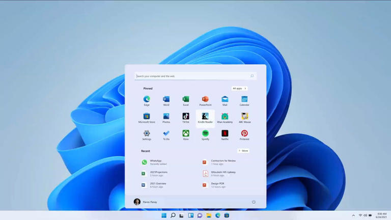 Microsoft Windows 11 Desktop