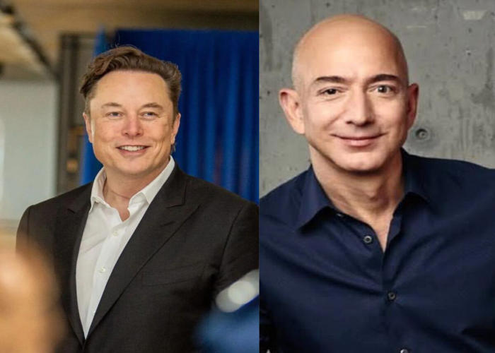 amazon, feud in the final frontier: jeff bezos vs. musk take the battle to space
