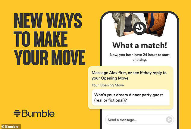 Women on Bumble no longer have to make the first move