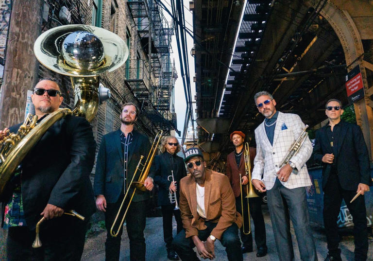 Chicago's LowDown Brass Band will kick off the second year of the Levitt AMP Green Bay Music Series at Leicht Memorial Park on June 2. Local artist Charlie Urick will open.