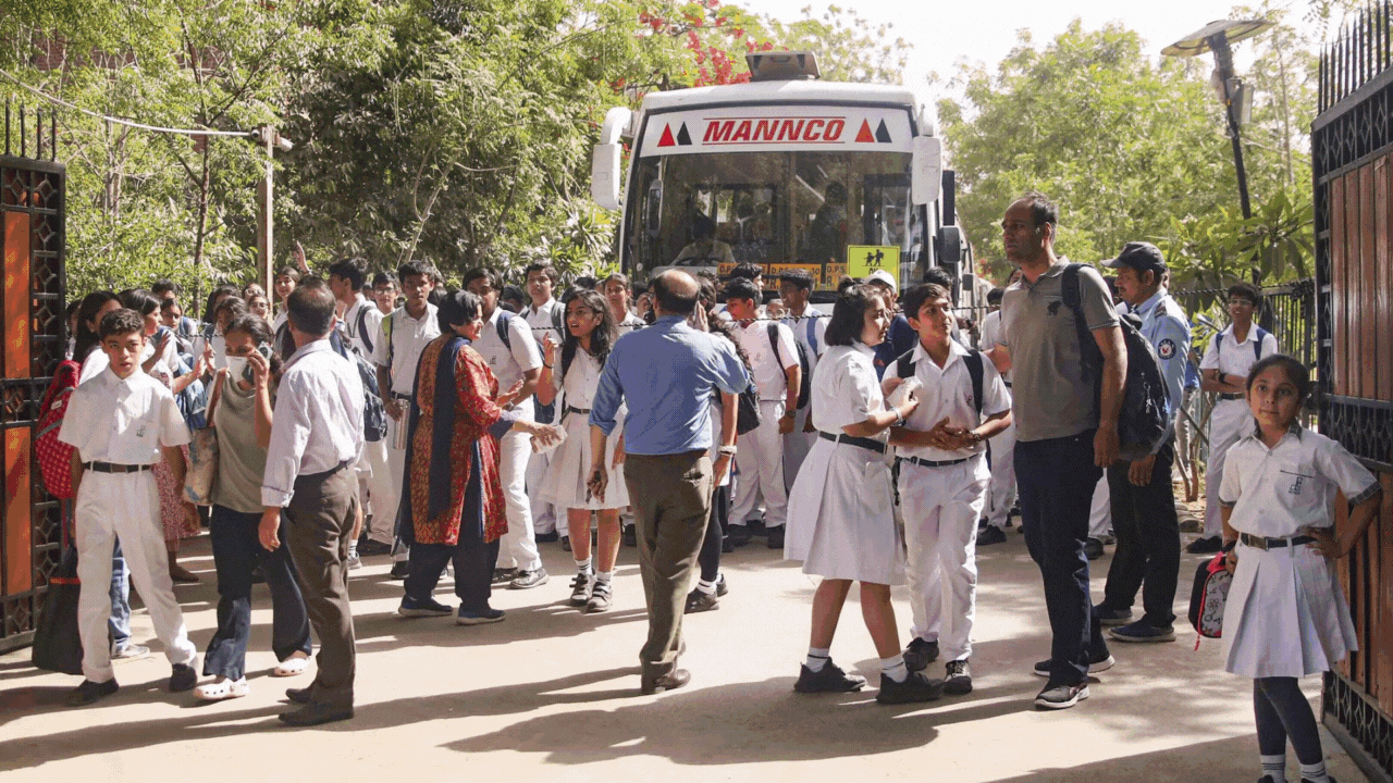 classes cut short, students sent home: how a bomb threat mail from russia created panic across delhi-ncr