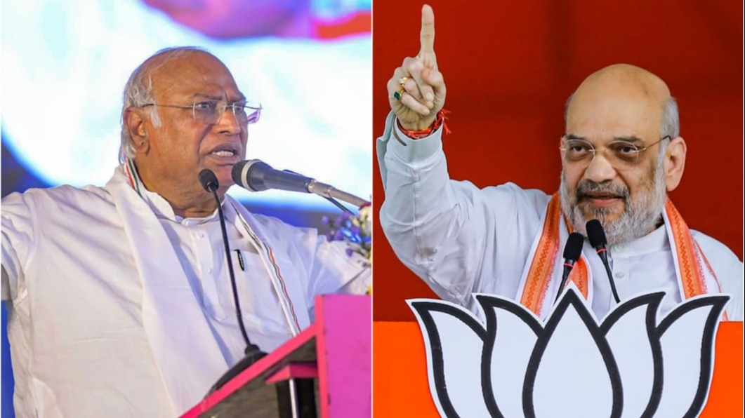 ‘poor kharge ji…': amit shah claims congress will blame veteran for poll loss