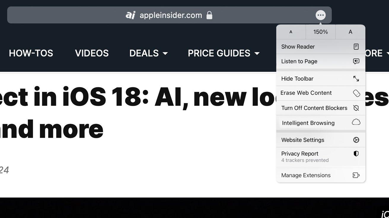 ios 18: ai-feature soll völlig neues web-erlebnis bringen