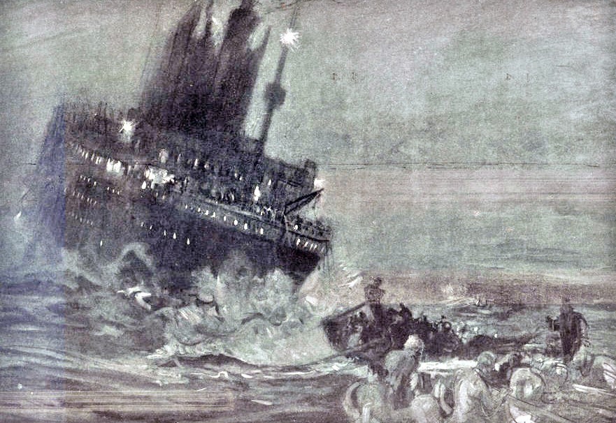 <p>The collision caused a six-foot hole beneath the water line of the hill. The ship remained above water for about 2 hours after the collision before sinking around 3 a.m.</p>  <p>193 people were rescued by other ships.</p>