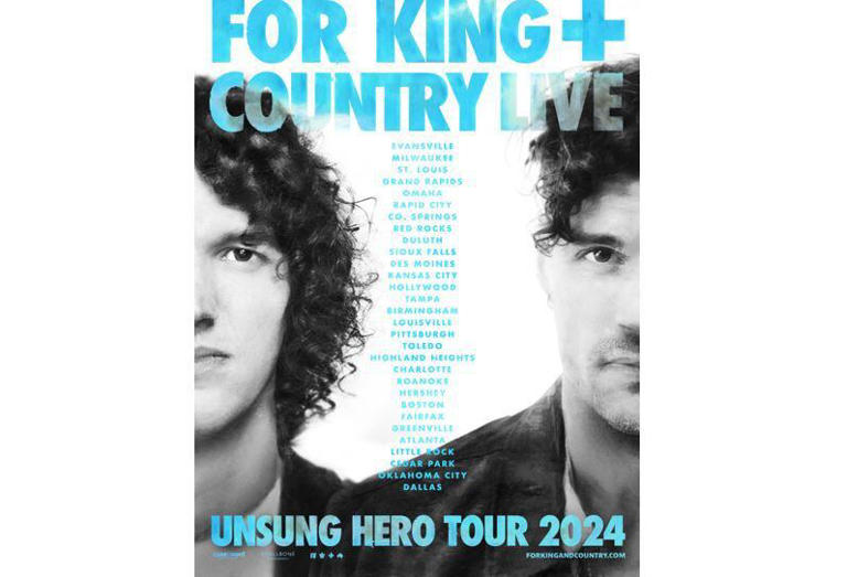 For King + Country kicking of tour in Evansville