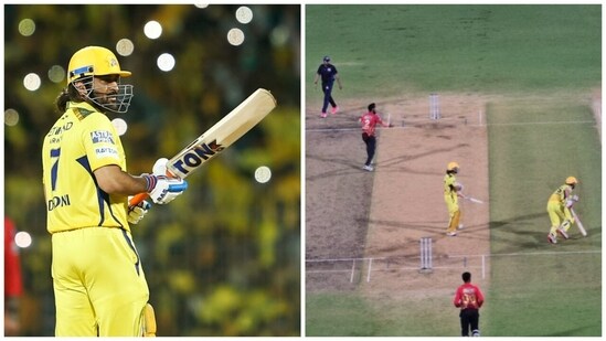 ms dhoni almost sells daryl mitchell down the river, gets out on final ball to end unbeaten run in ipl 2024