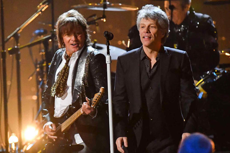 Bon Jovi's Richie Sambora and Jon Bon Jovi