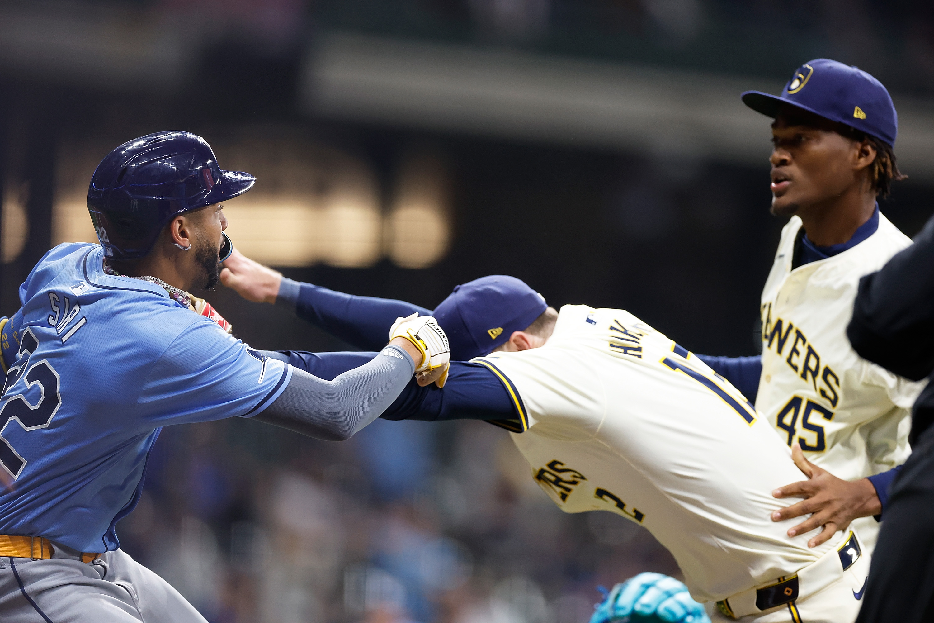 MLB Hands Down Massive Suspensions After Punches Thrown In Wild Benches ...