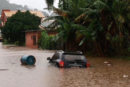 Heavy rains kill at least 10 in southern Brazil, governor warns of historic disaster<br><br>