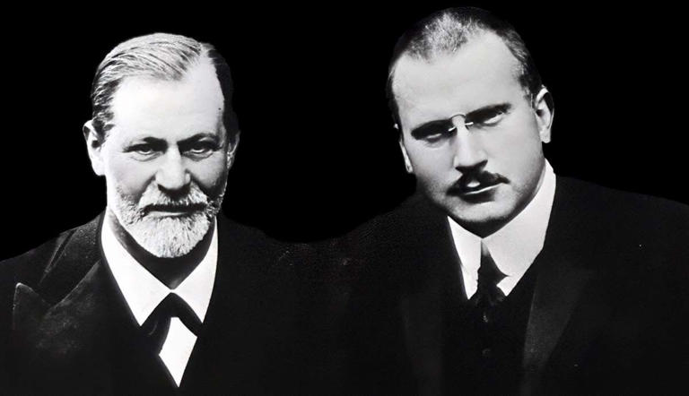 Sigmund Freud and Carl Jung. Source: The Freud Museum