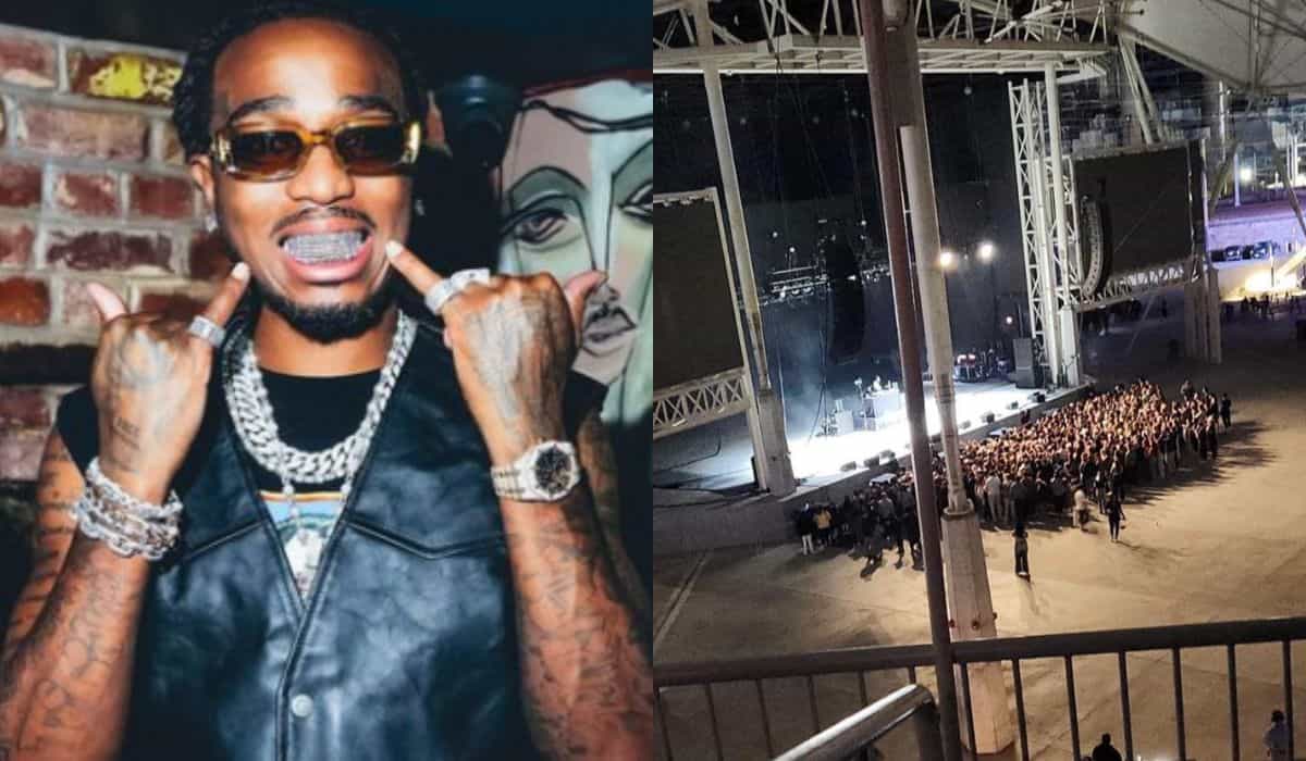 rapper geeft show in lege arena en fans citeren complottheorie over rivaal