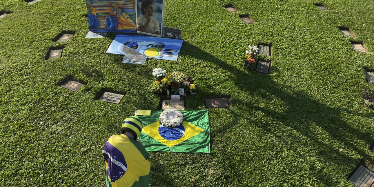 άιρτον σένα: 30 χρόνια από τον τραγικό θάνατο του θρύλου της f1 στην ίμολα, οι βραζιλιάνοι συρρέουν στον τόπο ταφής