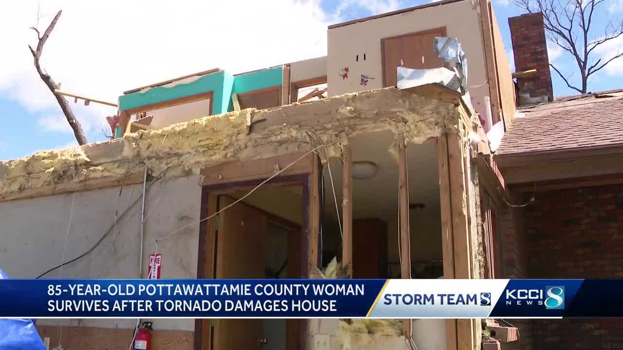 85-year-old Pottawattamie County Woman Survives After Tornado Damages House