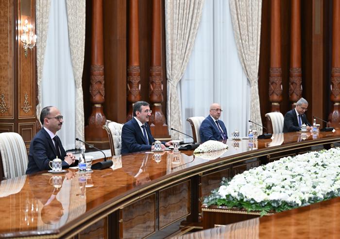 özbekistan cumhurbaşkanı mirziyoyev, cumhurbaşkanı yardımcısı yılmaz'ı kabul etti