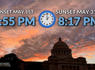 Arkansas Storm Team Blog: 8 PM Sunsets return this month<br><br>