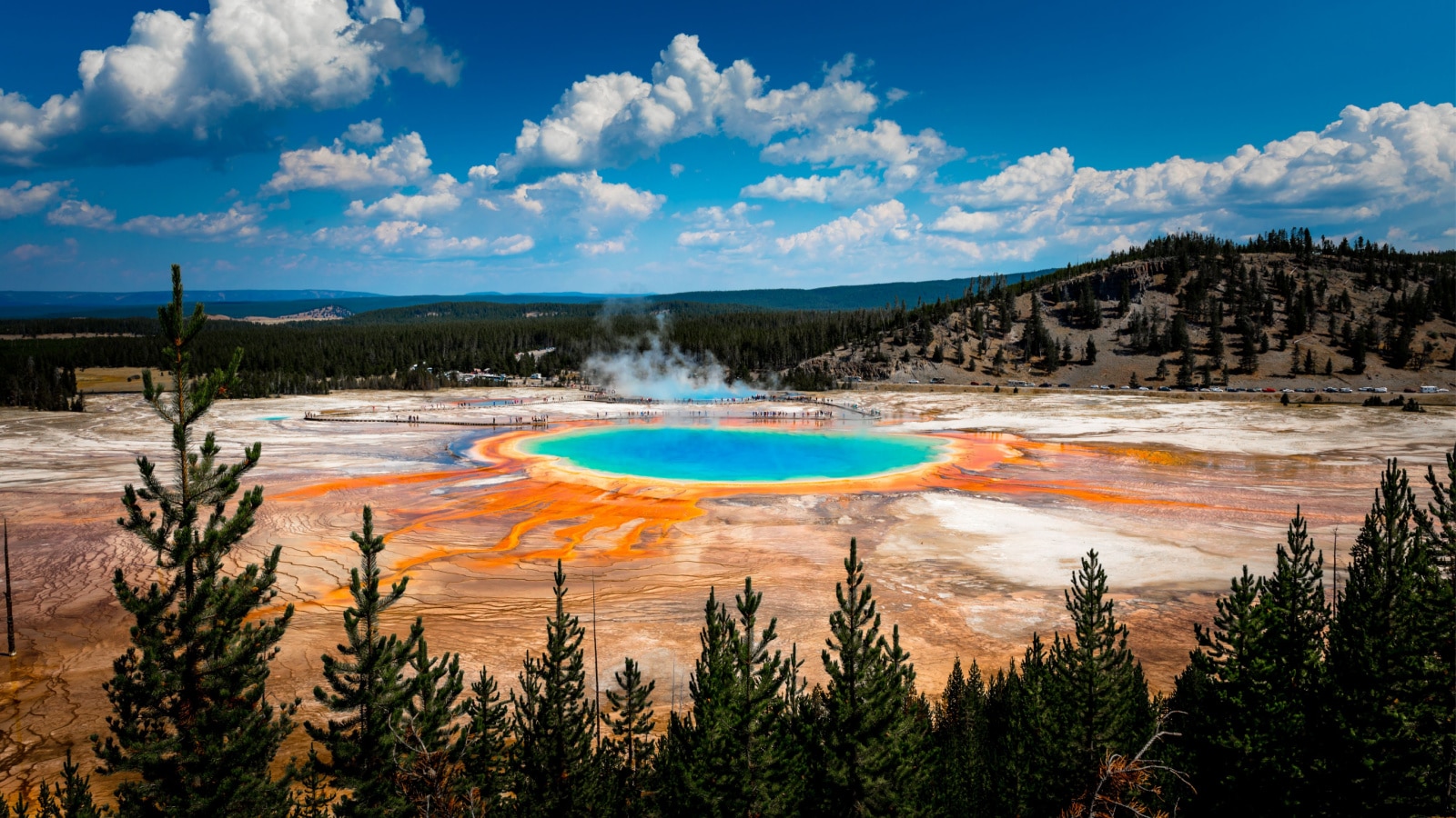 <p>The first national park in the world, Yellowstone is known for its geothermal features, including geysers like Old Faithful, as well as wildlife such as bison, elk, and wolves, all set against a backdrop of stunning landscapes.</p>