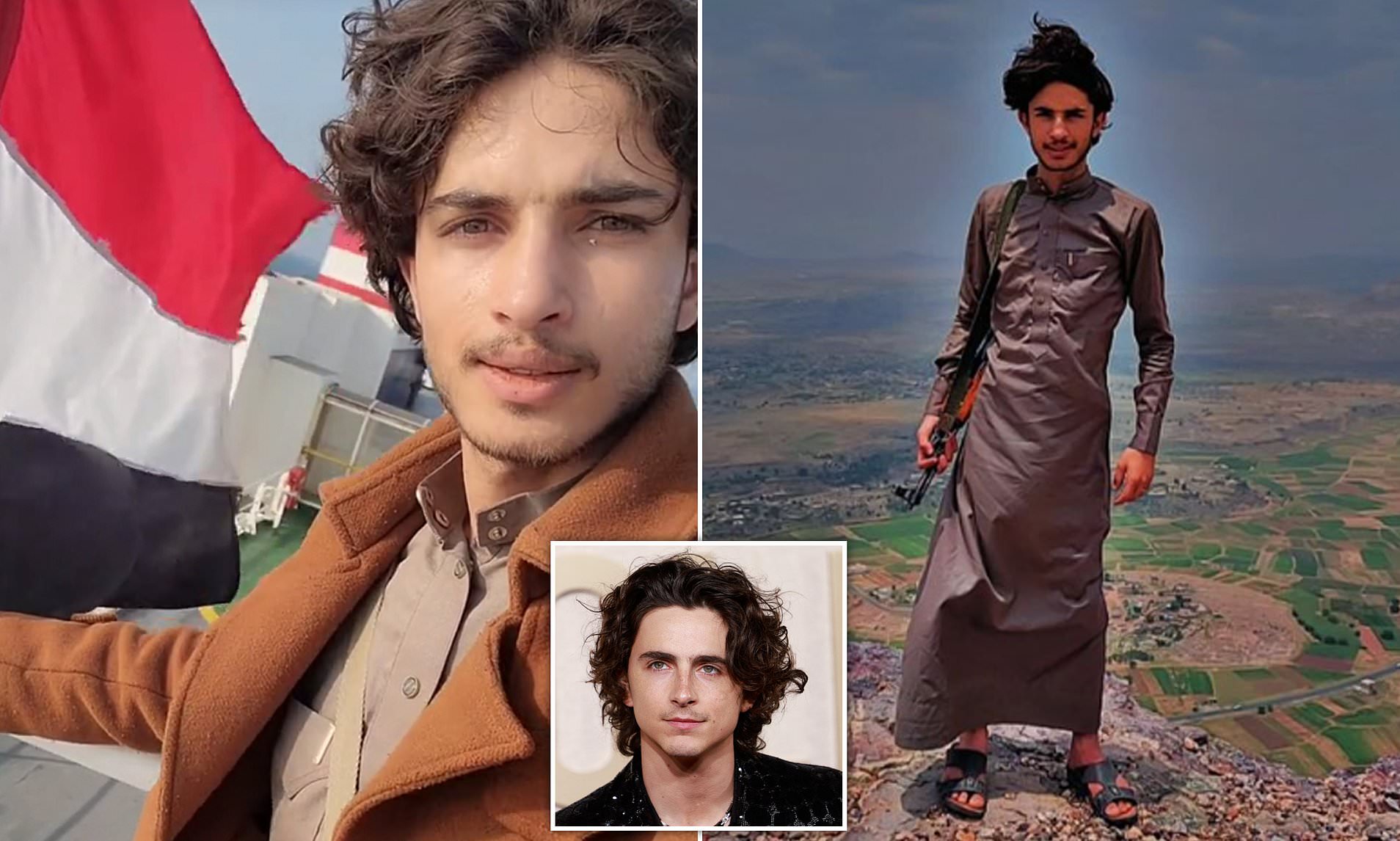 The 'Hot Houthi' Timothee Chalamet Lookalike Who Says He's 'longing For ...