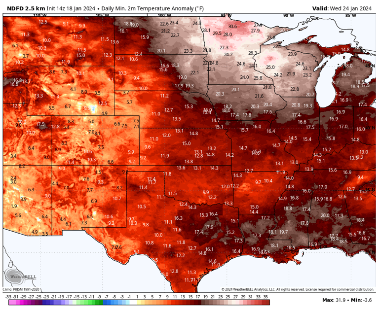 Another wave of bitter Arctic cold is blasting south across the U.S.