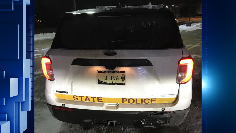 Illinois State Trooper’s Car Struck By Driver On I-55