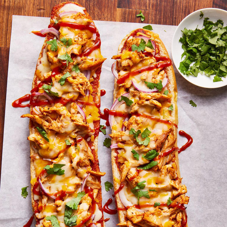 BBQ Chicken French Bread Pizza Is The Easy, Breezy App Of Your Dreams