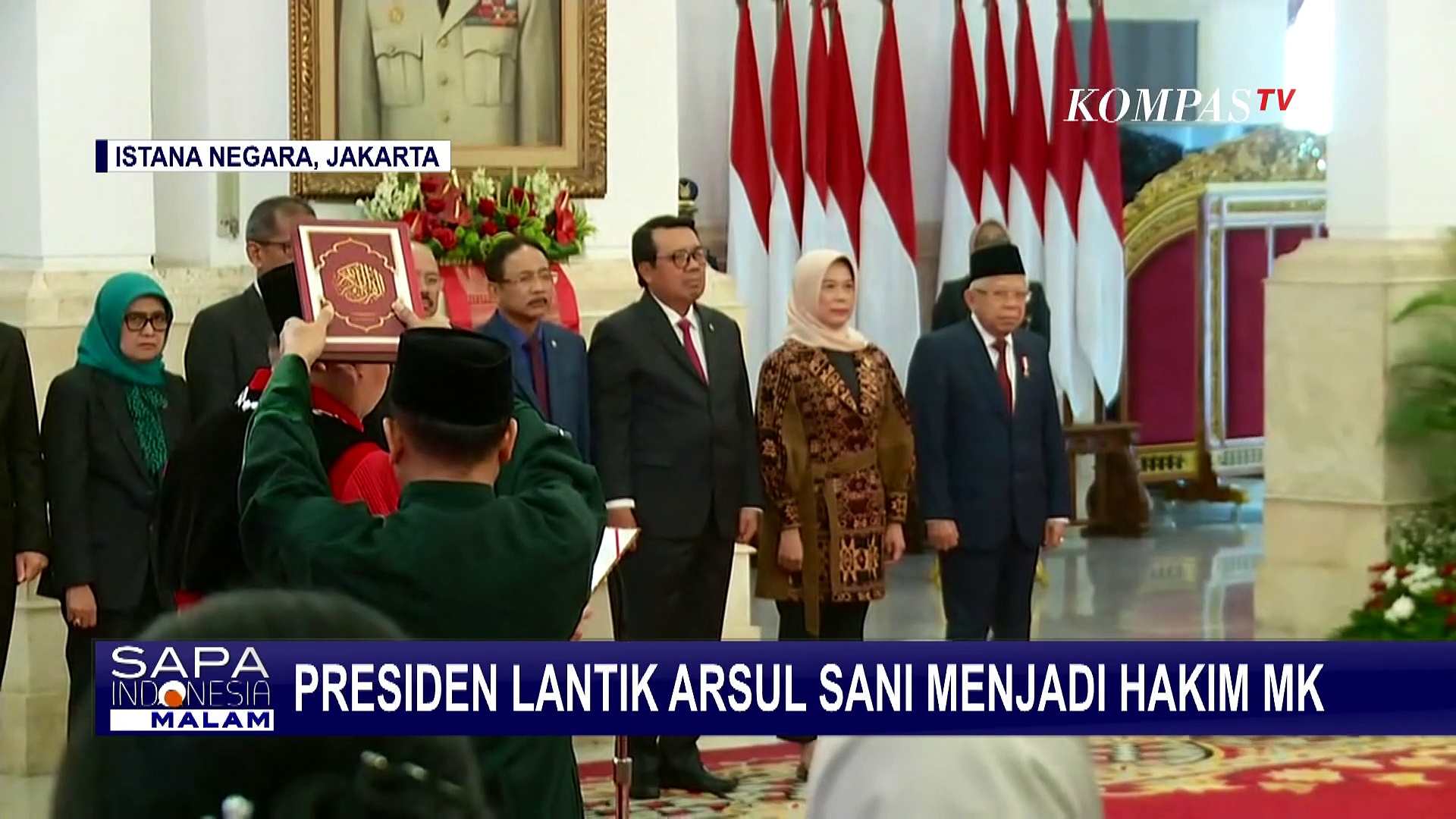 Janji Arsul Sani Usai Dilantik Jadi Hakim MK Oleh Presiden Jokowi