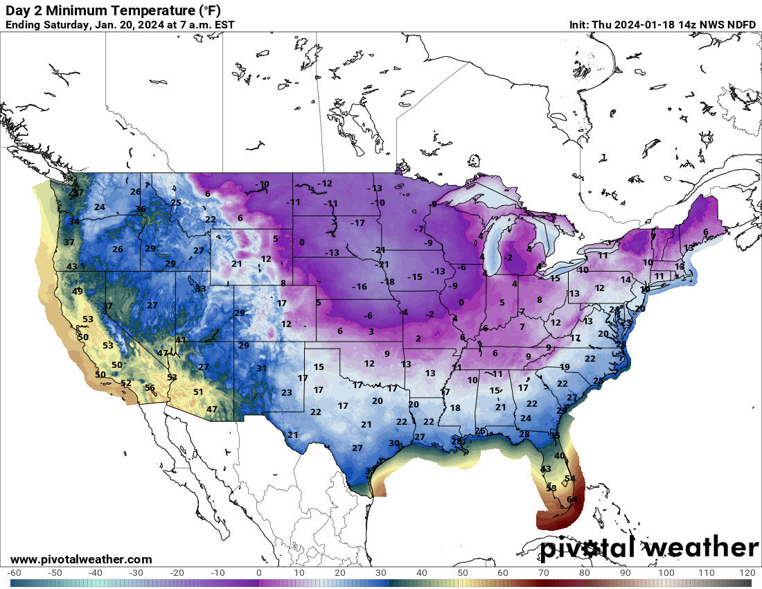 another wave of bitter arctic cold is blasting south across the u.s.