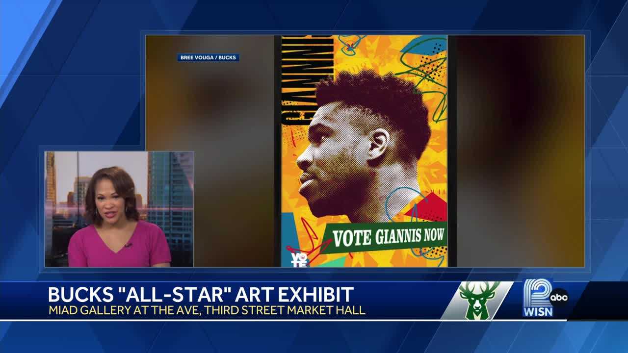 Milwaukee Bucks Showcasing All-Star Game Candidate Art At 3rd Street ...