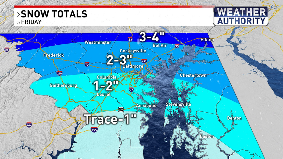 WINTER WEATHER ALERT| More Snow Moves Into Maryland This Week