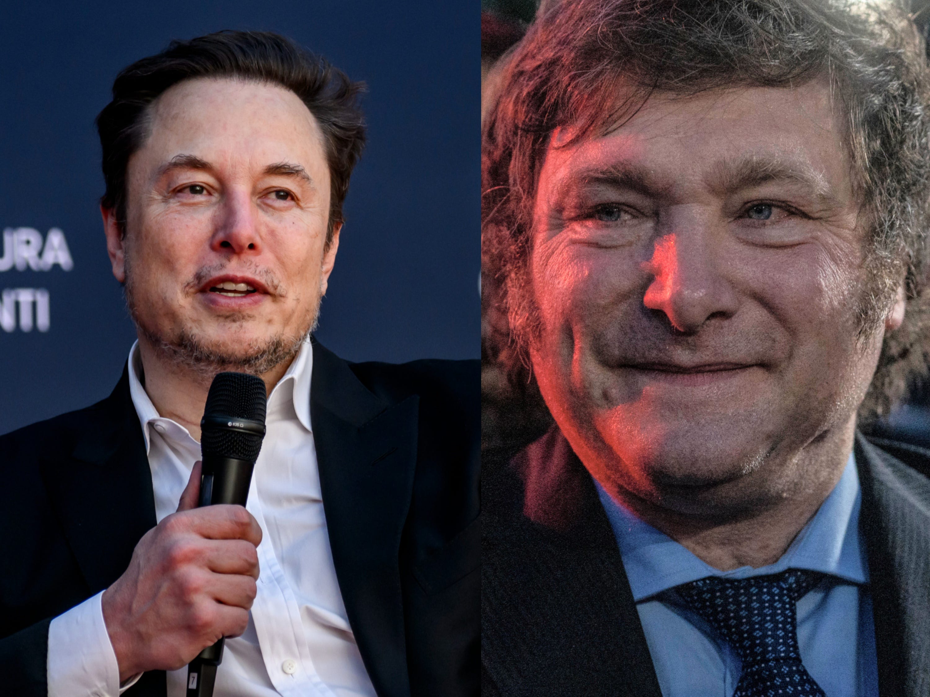 elon musk praises javier milei's world economic forum speech — and gets his grok ai to make his annual dig at davos
