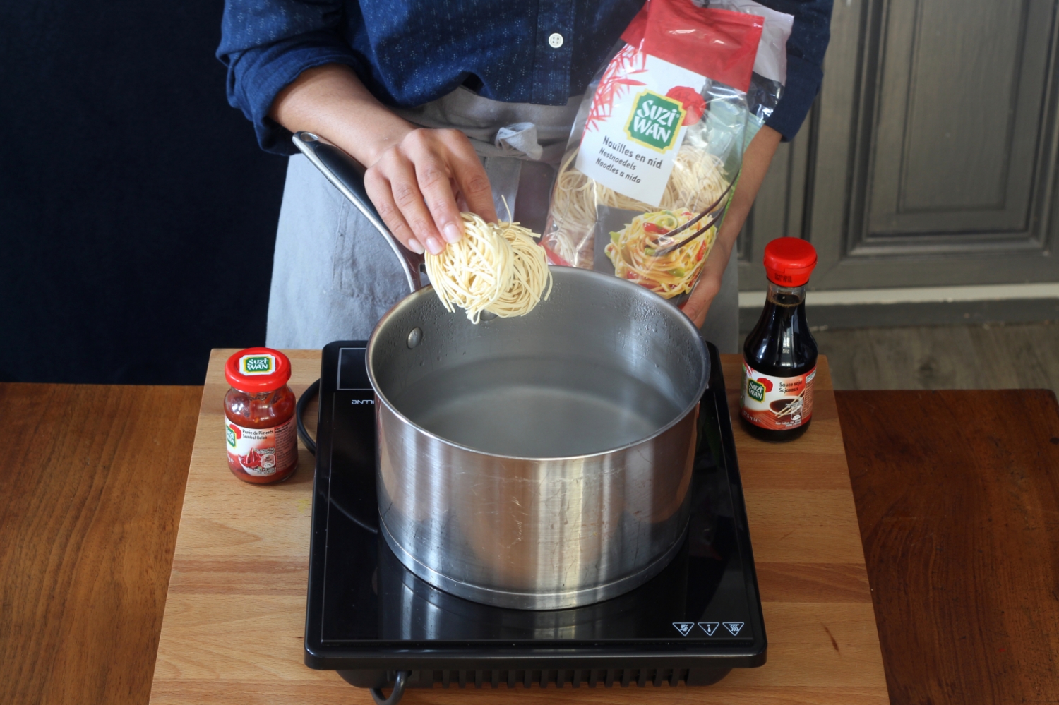 In 20 Minuten fertig und super lecker: Chinesische Nudelnester mit ...