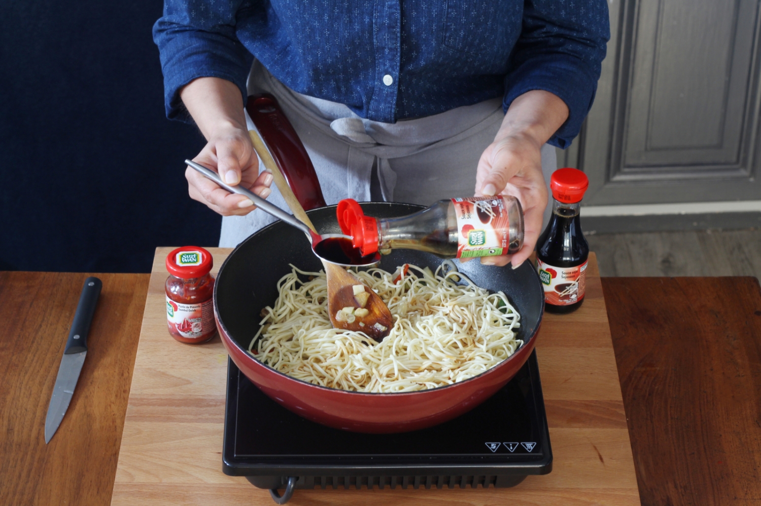 In 20 Minuten fertig und super lecker: Chinesische Nudelnester mit ...