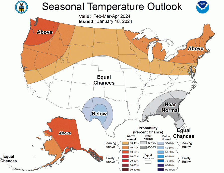when will this cold winter end? noaa releases hopeful new weather outlook
