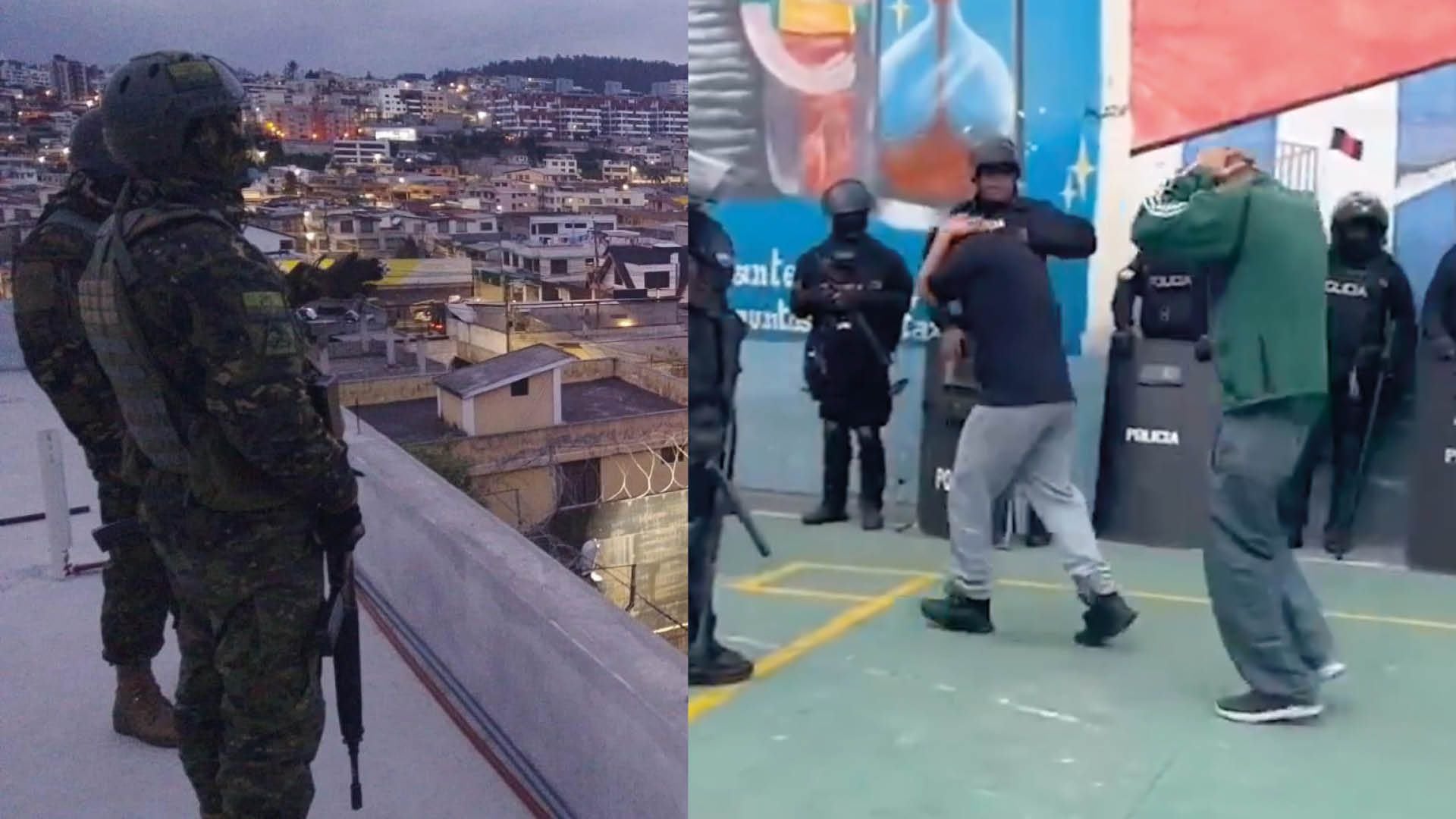 lo que hallaron en la intervención policial en la cárcel de el inca