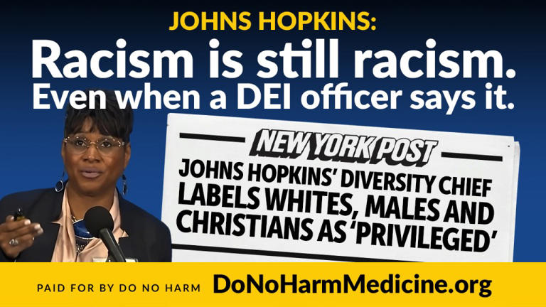 Watchdog group demands Johns Hopkins eliminate DEI program that called white men ‘privileged’