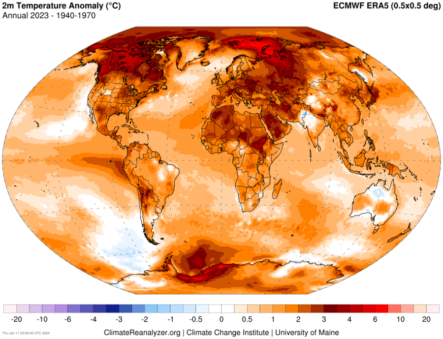 2023 Warmest Year On Record, By A Long Shot