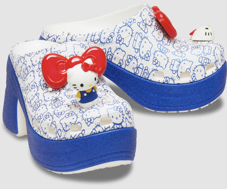 Crocs Celebrates Hello Kitty's 50th Anniversary With the Purrfect Comfy ...