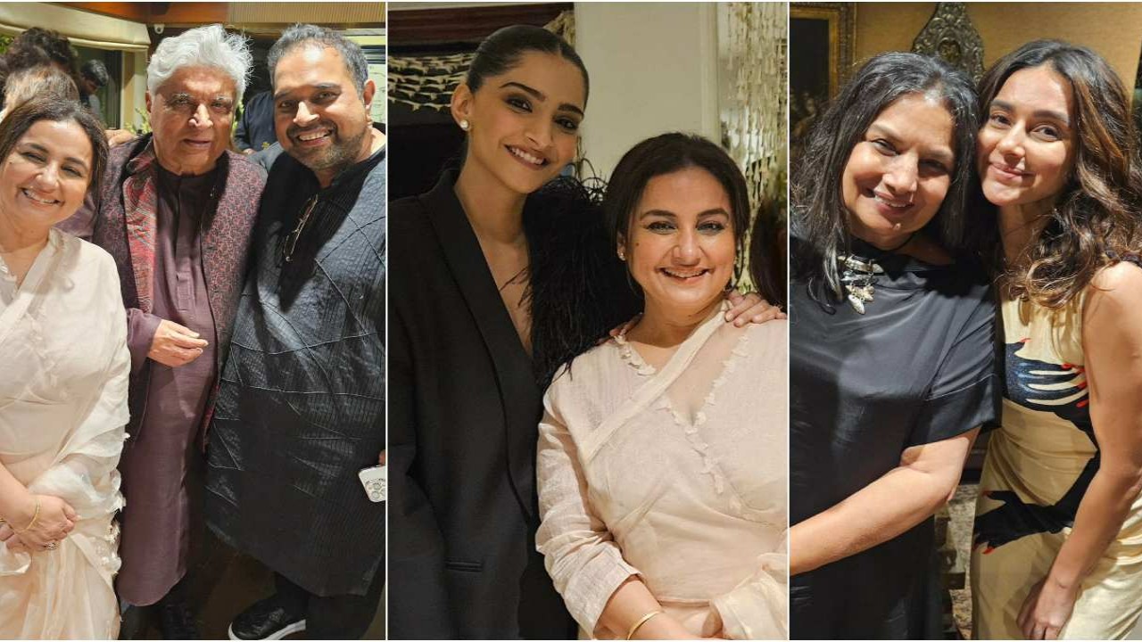 INSIDE Javed Akhtar’s Birthday Bash: Sonam Kapoor, Shabana Azmi ...