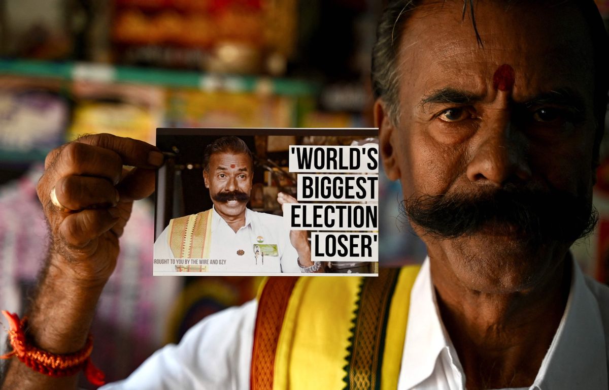 inde : après 238 défaites électorales, un candidat prépare, « heureux », son prochain échec