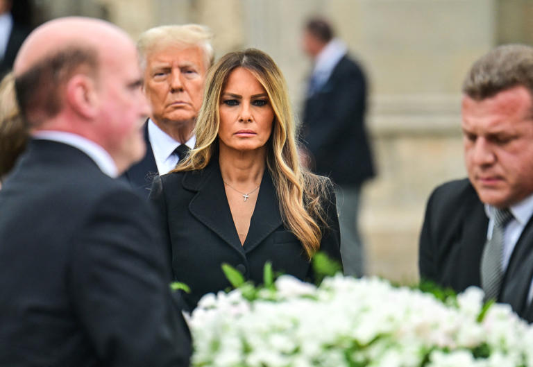 Melania Trump Gives Emotional Tribute To Her ‘beloved Late Mother Amalija Knavs At Funeral
