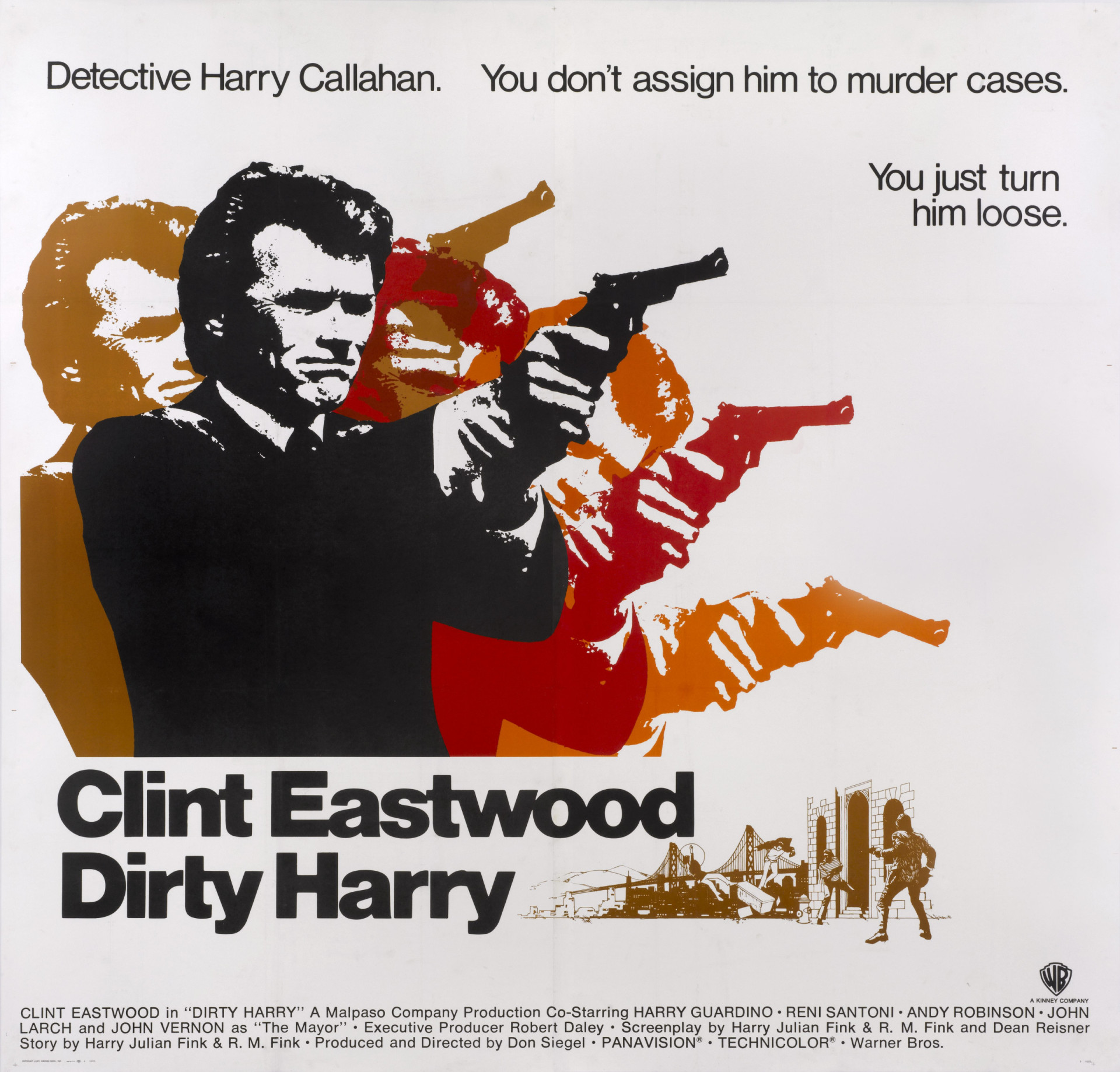 <p>"Detective Harry Callahan. You don't assign him to murder cases. You just turn him loose."</p>