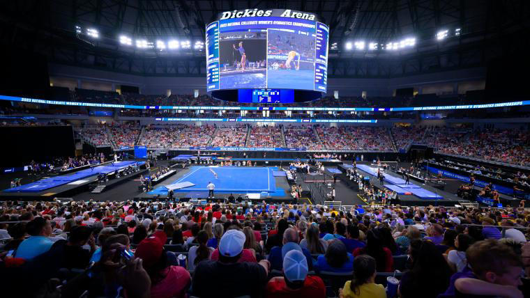 What channel is the NCAA gymnastics championships on today? Start time ...