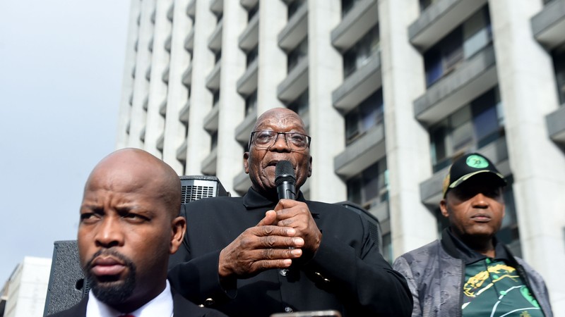 zuma reads riot act to mk party members