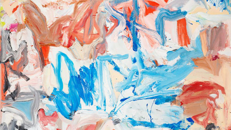 The show at Gallerie dell’Accademia will include 75 Willem de Kooning works, including "Screams of Children Come from Seagulls (Untitled XX)," 1975. - The Willem de Kooning Foundation