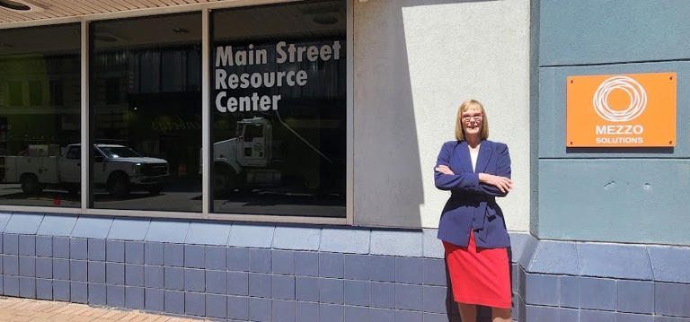 Lt. Gov. Suzanne Crouch speaks to community leaders and residents at ...